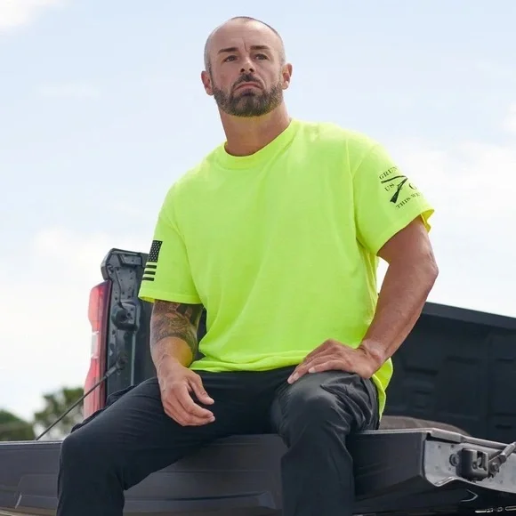 Grunt Style Men's Bright Yellow Tee - Picture 5 of 8